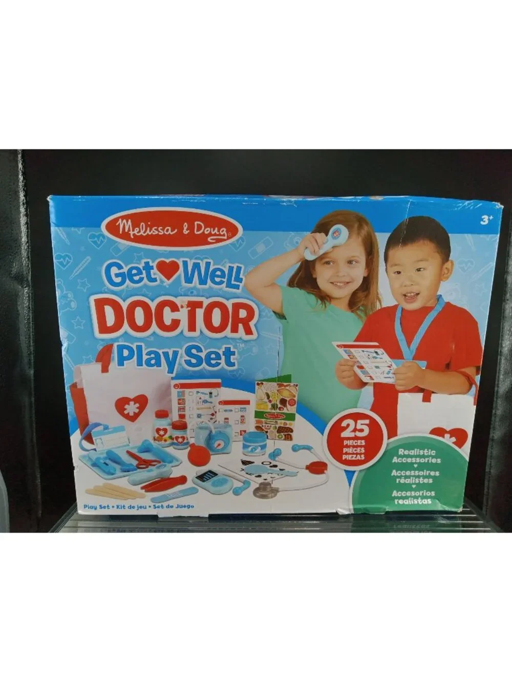 Melissa & Doug Get Well Doctor Play Set 25 Pieces Ages 3+